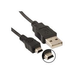 TopSync USB2.0 AM to 5 Pin Mini Cable 1FT